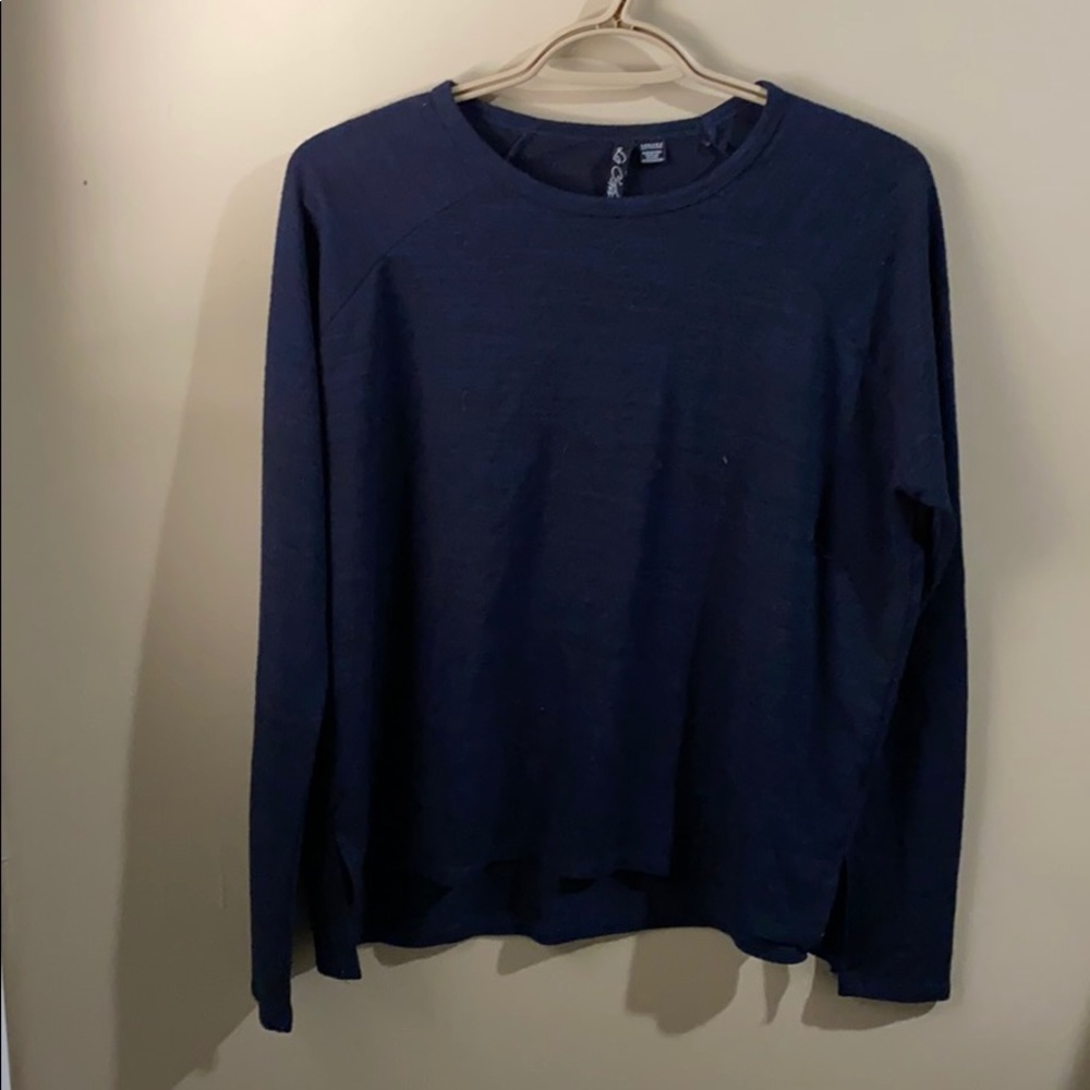 Navy sweater